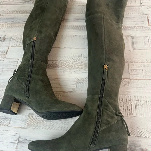 KATE SPADE Olive Green Over-the-Knee Boots - Picture 8 of 16